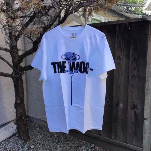 VLONE x Pop Smoke The Woo White Graphic T Shirt Size XL - Picture 3 of 6
